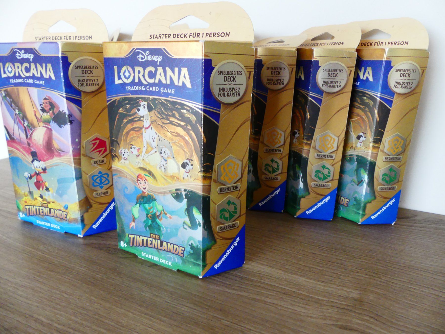 Disney Sammelbilder & Trading cards: Disney Lorcana Tintenlande Starter Deck Bernstein & Smaragd – Neu und originalverpackt aus Bassersdorf von retrolab