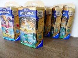 Disney Lorcana Tintenlande Starter Deck Bernstein & Smaragd