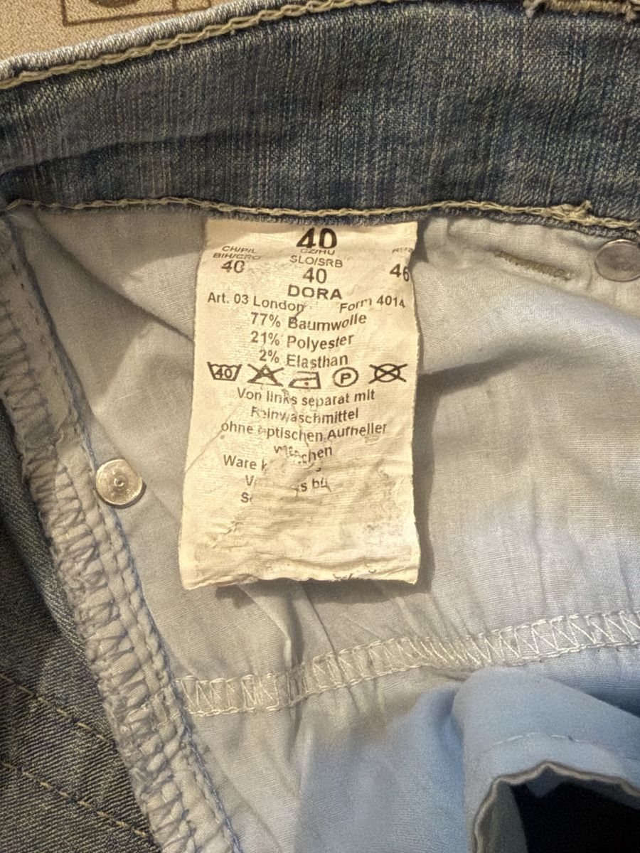 Jeans: Damen Jeans Hose Gr. 40 hellblau – Nuovo (secondo la descrizione) da Basel venduto da zukk_ 3