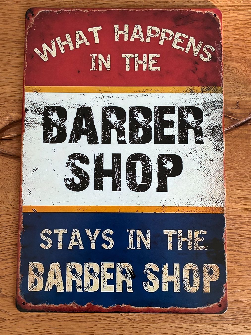 Taglio: Barber Shop Schild / 20x30CM / neu!!!! – Nuovo e nell'imballaggio originale da Bremgarten AG venduto da Eurotiz