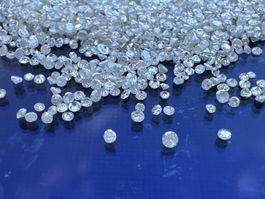 100 St. Single-Cut Diamant-Pointer echte Naturdiamant 1 mm