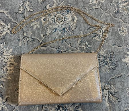 Accessorize Metallic Envelope Clutch