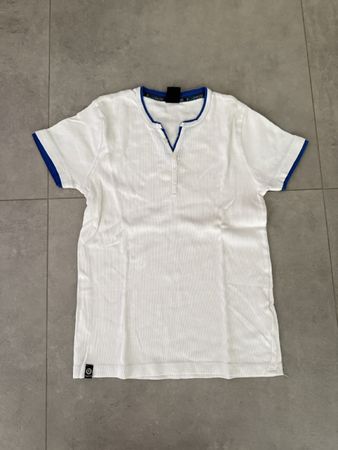 DigginChd Clockhouse Shirt, Weiss mit Blau, Grösse S