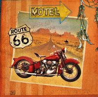 2 Servietten  Route 66