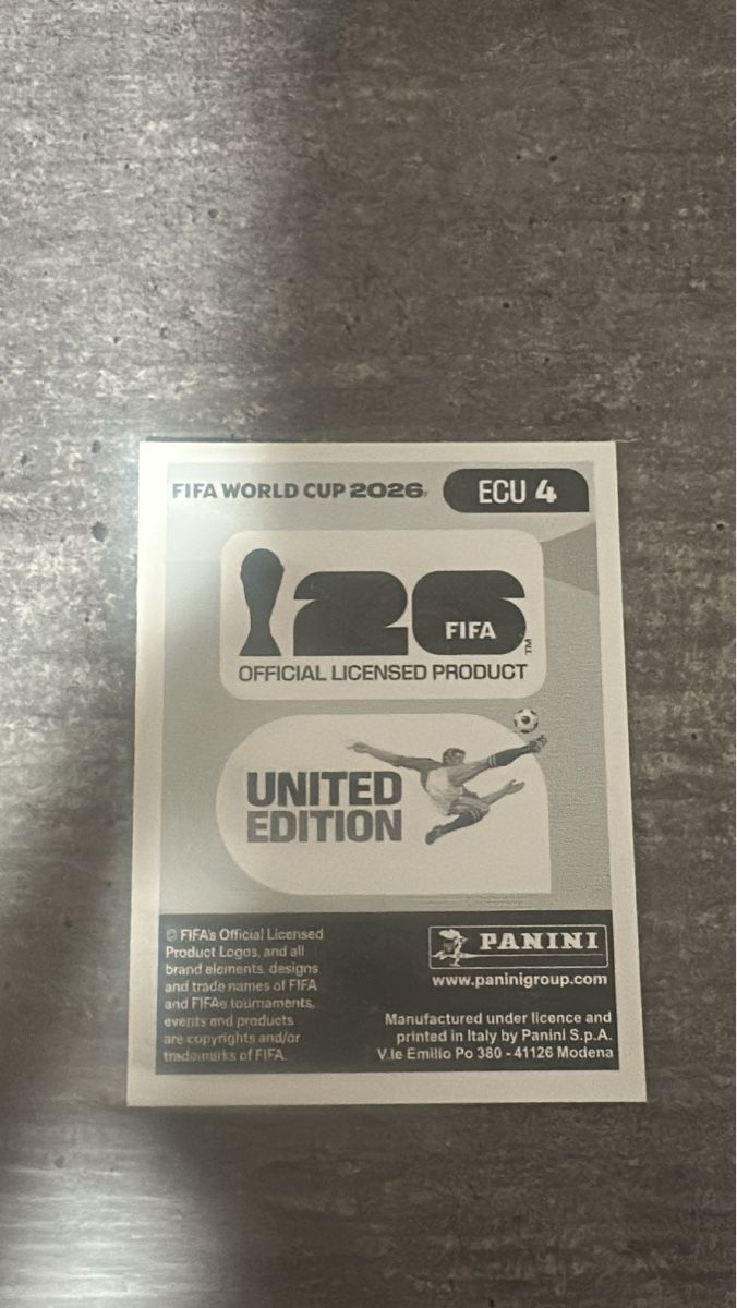Panini Carte collezionabili: ECU 4 , FIFA WORLD CUP 2026 PANINI  – Nuovo (secondo la descrizione) da Frauenfeld venduto da 1PegPeg1 1