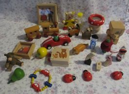 Diverse schöne kleine Holzspielsachen - Kindergeburtstag -04