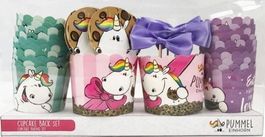 Pummeleinhorn cupcake back Set 38tlg Cup cake Formen
