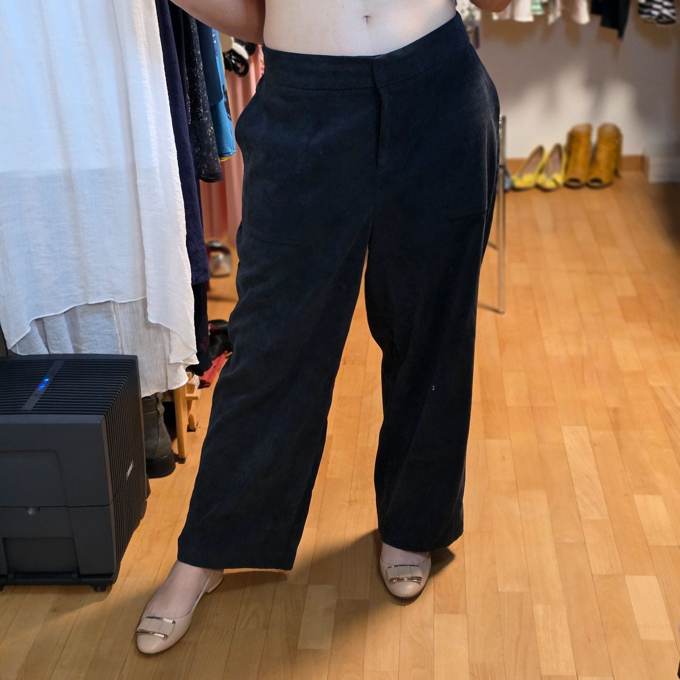 Pantaloni: Anthrazit Hose XL weit elegant – Usato da Wald ZH venduto da CapLux 5