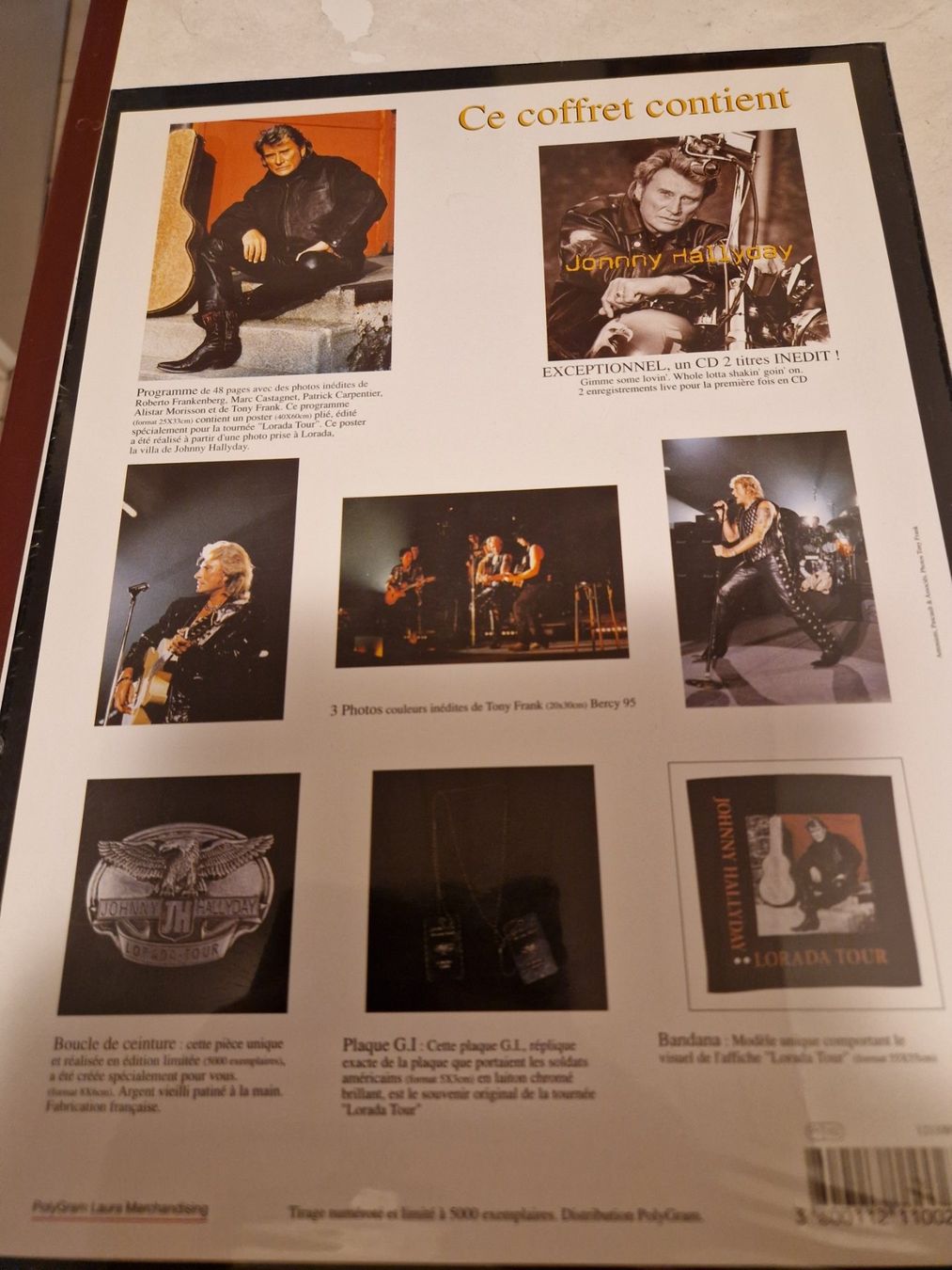 CDs: Coffret lorada tour johnny hallyday – Neu und originalverpackt aus Belmont-Lausanne von MikeC 4