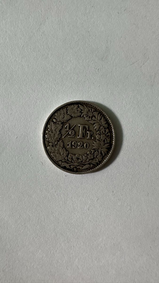 Toutes les monnaies: 50 rappen silber 1920 – D'occasion à Biel/Bienne par kra_s8rv