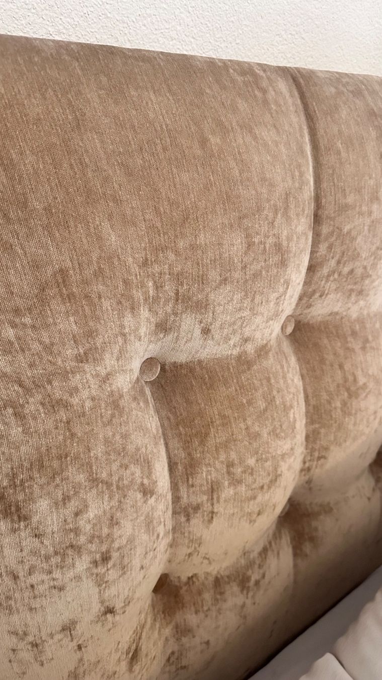 Letti: Bett Samt Beige 180cm Breit – Usato da Dübendorf venduto da SPLO 2