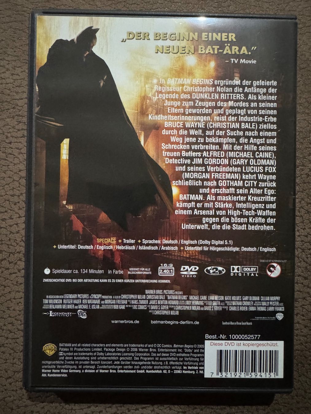 Tous les DVDs: Batman Begins – D'occasion à Dietikon par MuNathy 1