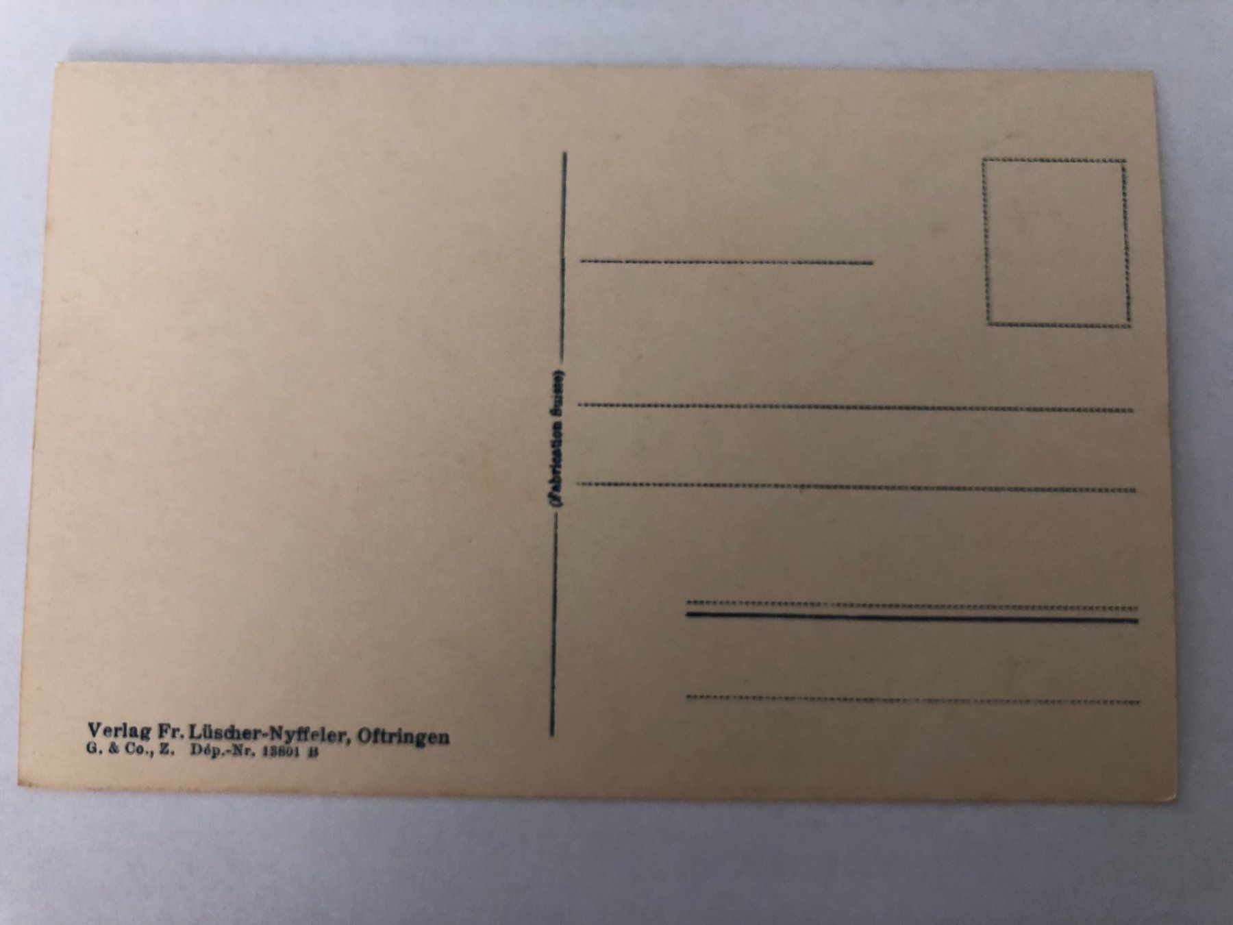 Cartoline postali: Oftringen – Usato da Pfäffikon ZH venduto da Waltoversand 1