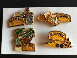 Pin Pins CAMEL Zigaretten 2x Off Road 2x Racing Service 4Stk