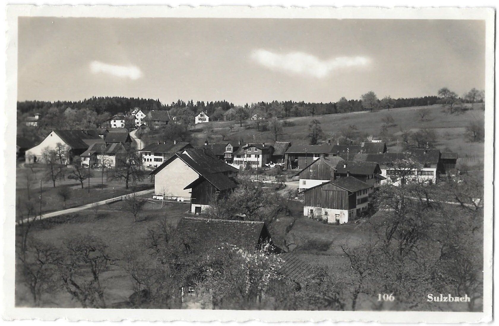 Cartoline postali: Sulzbach Dorfansicht – Usato da Olten venduto da clotaldi