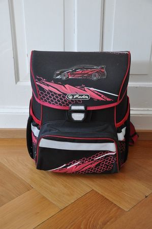 herlitz Schulranzen / Thek / Schuhrucksack Jungs Rennwagen