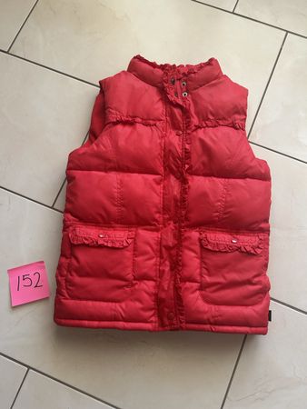 Gilet sans manches rouge pour fille taille 152