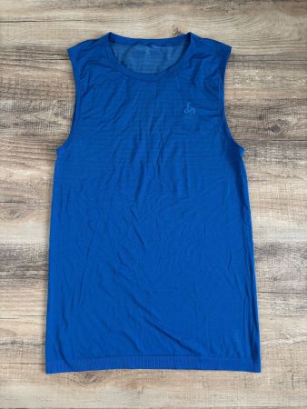 Odlo ärmelloses Unterzieh Shirt dunkelblau - Grösse L