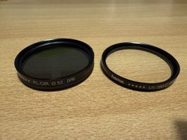 Hama Filter Set 52mm UV 390 C und PL CIR gebraucht