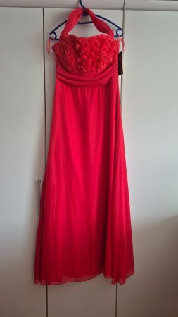 Pawa Queen Abendkleid, Gr. 40, rot, lang - neu