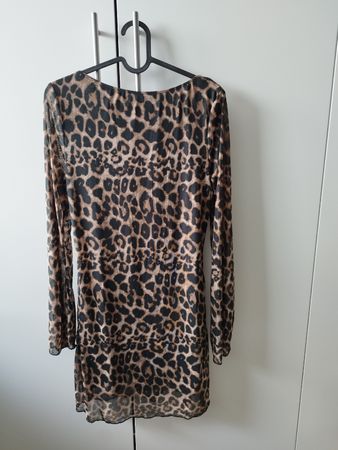 Minikleid im Animal / Leoparden Print / Grösse M