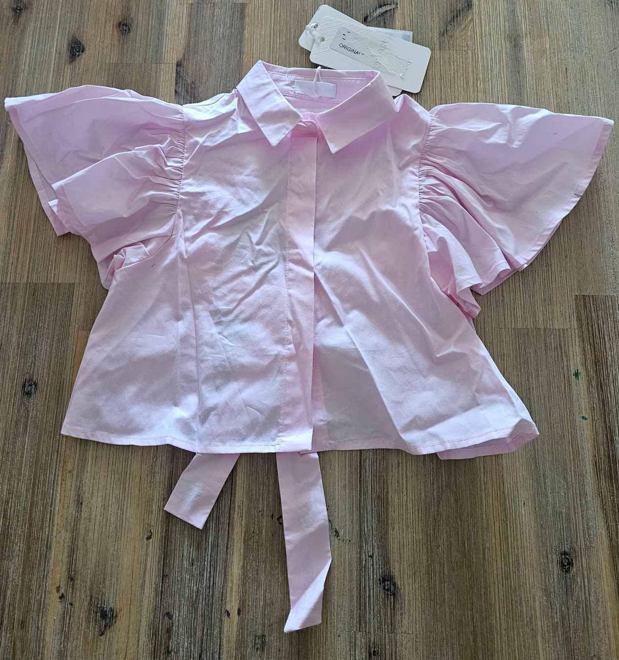 Camicette, T-shirt & Top: Neue rosa Designer Rüschen Bluse, Gr. 110 – Nuovo e nell'imballaggio originale da Basel venduto da Sinibini86