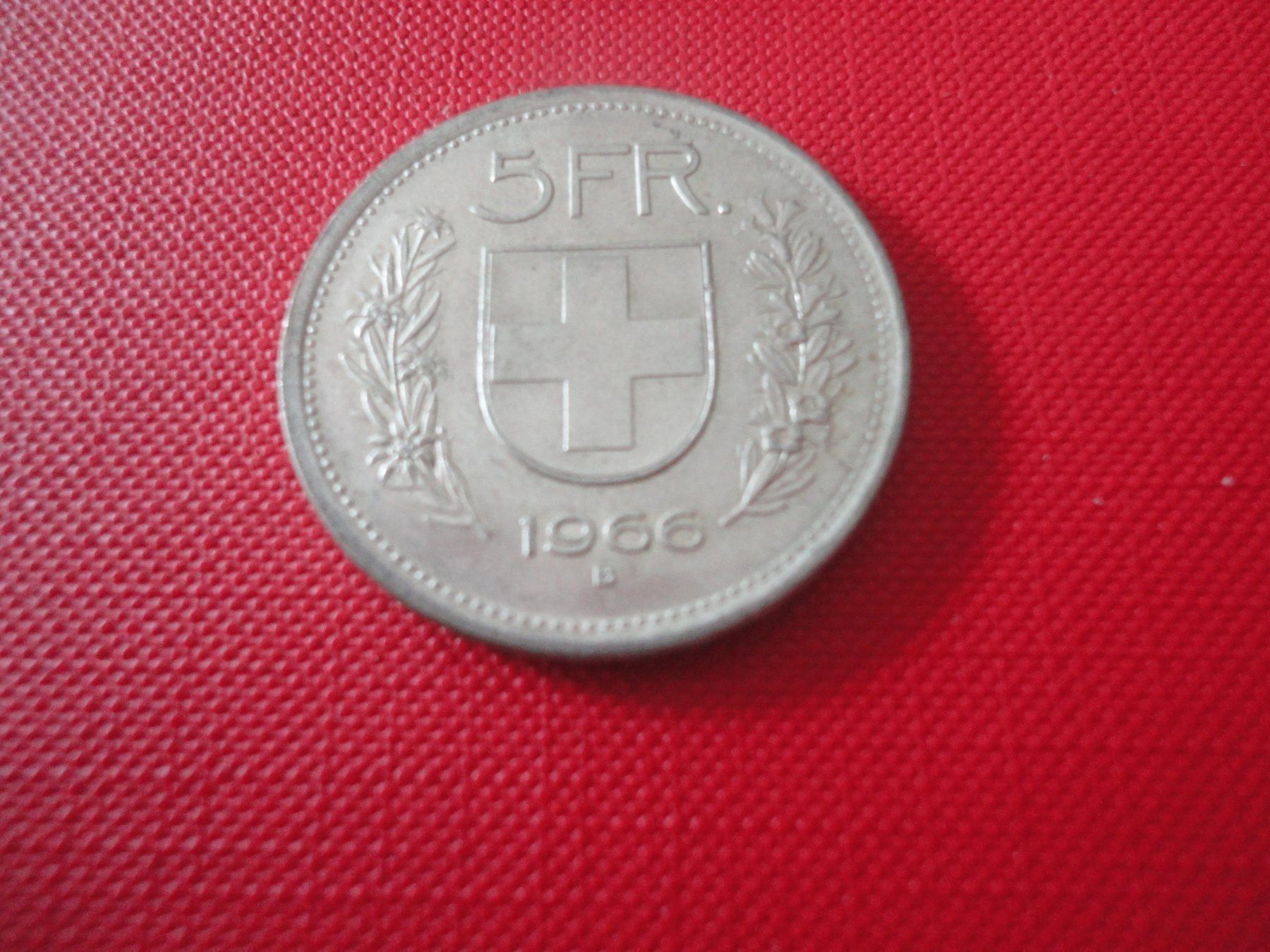 Tutti le monete: 5 FR. SILBERMÜNZE 1966 – Nuovo (secondo la descrizione) da Moosseedorf venduto da haro01