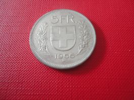 5 FR. SILBERMÜNZE 1966