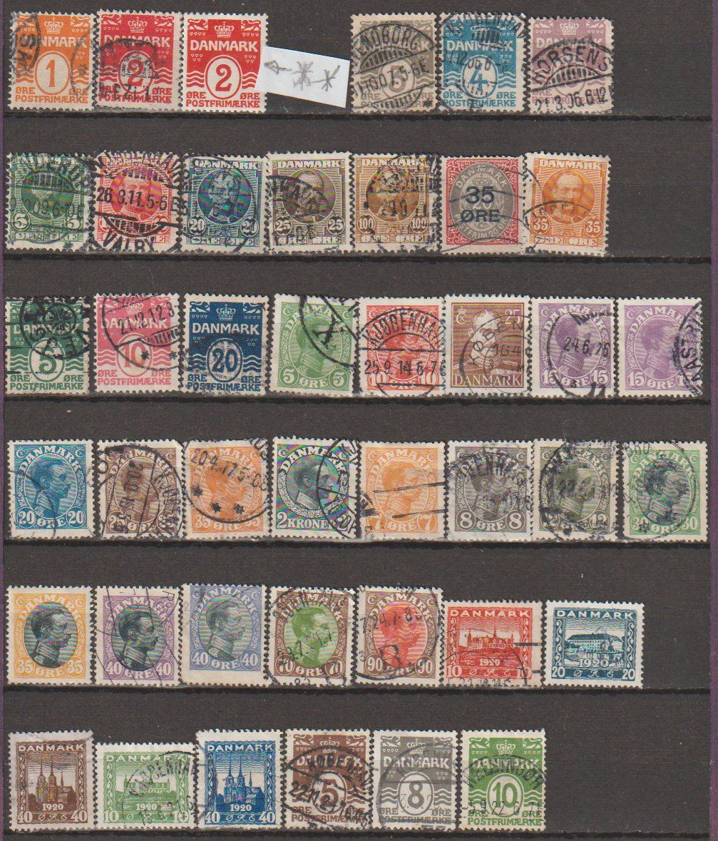 Tous les timbres: Danemark collection divers millésimes bon état – D'occasion à Crans-Montana par kira56
