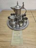 SIGG Zinn Set, Krug mit Becher, Schweizer Handarbeit!