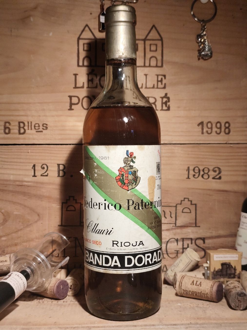 Rioja Wein: 1981 Federico Paternina Banda Dorada – Gebraucht aus Büsserach von Vintage-vins 1