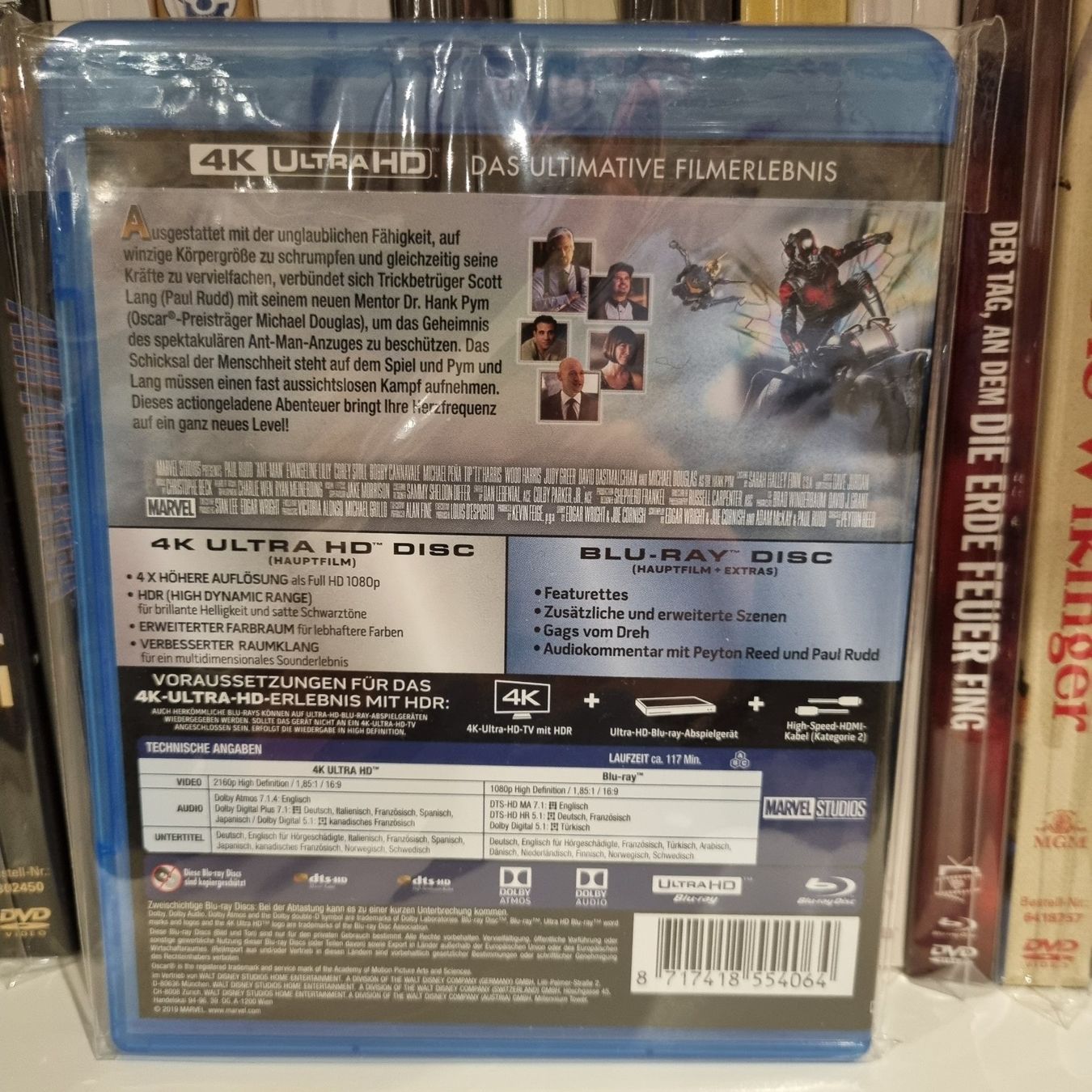 Tutti i DVDs: Ant-Man [Blu-ray] – Usato da Bremgarten AG venduto da Mediensammler24 1