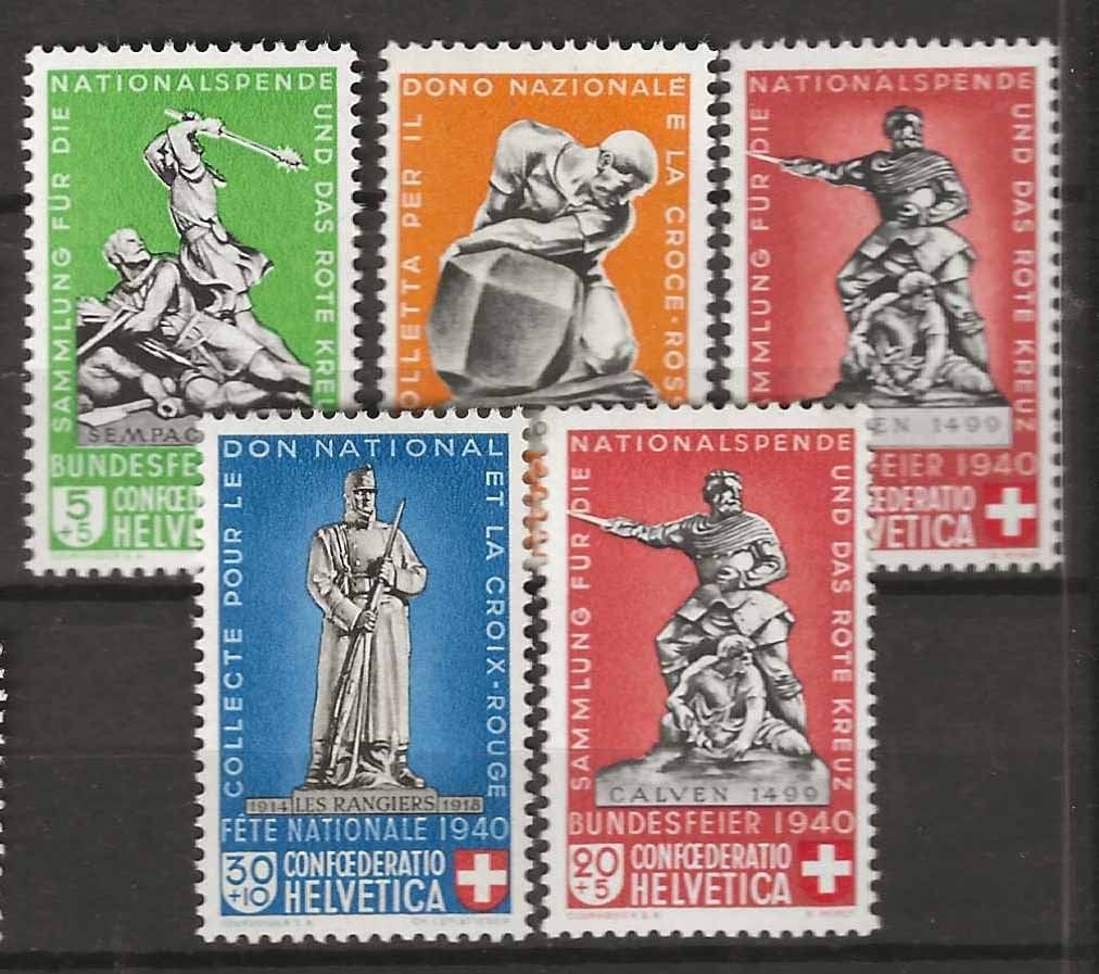 Alle Briefmarken: PP140 - Pro Patria 1940 ** – Gebraucht aus Trélex von Phil_Albert