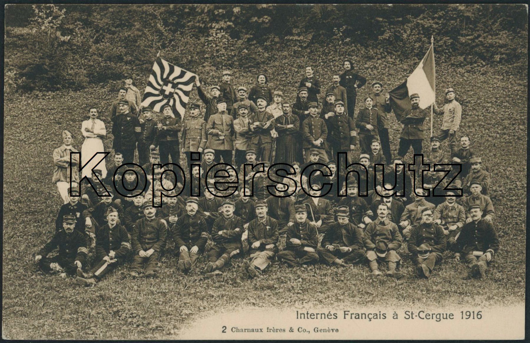 Ansichtskarten: VD St. Cergue - Internierung - Militär – Neu (gemäss Beschreibung) aus Schindellegi von stationary