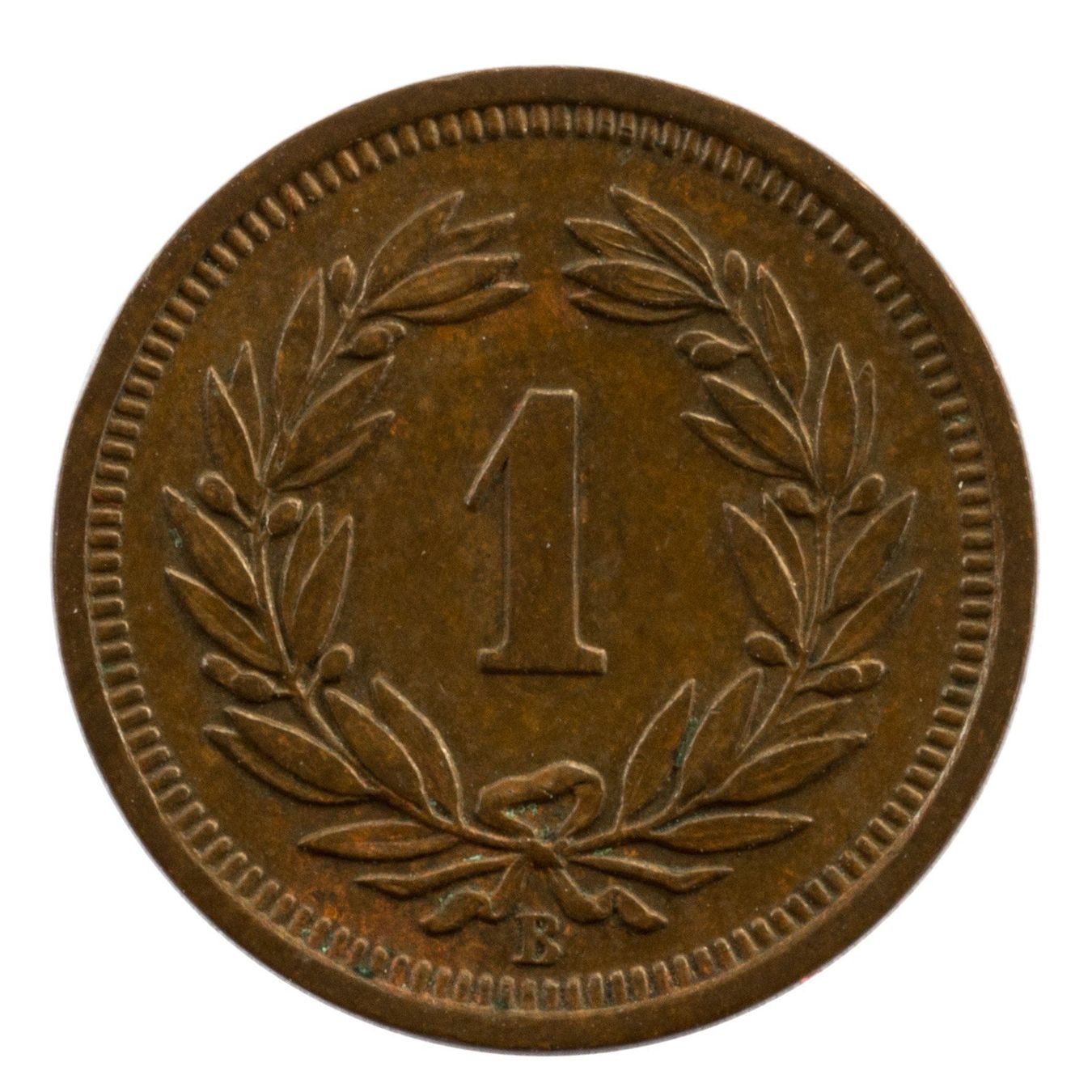 Alle Münzen: Schweiz / Suisse - 1 Rappen - 1933  STGL – Gebraucht aus Rotkreuz von Swiss-Coins 1