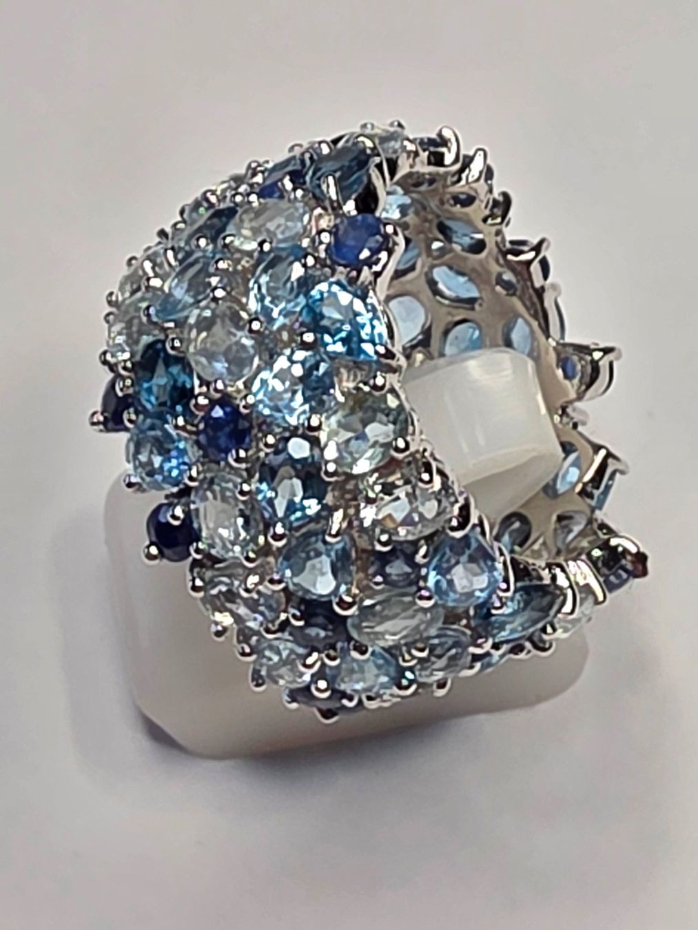 Bagues: Blau Safir mit Topas Ring – Neuf (Voir description) à Zürich par adriben 9