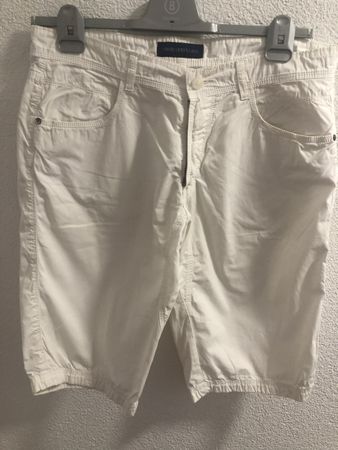 Trussardi Jeans Sommer-Bermudas, Weiss, Top Zustand, Gr. 38