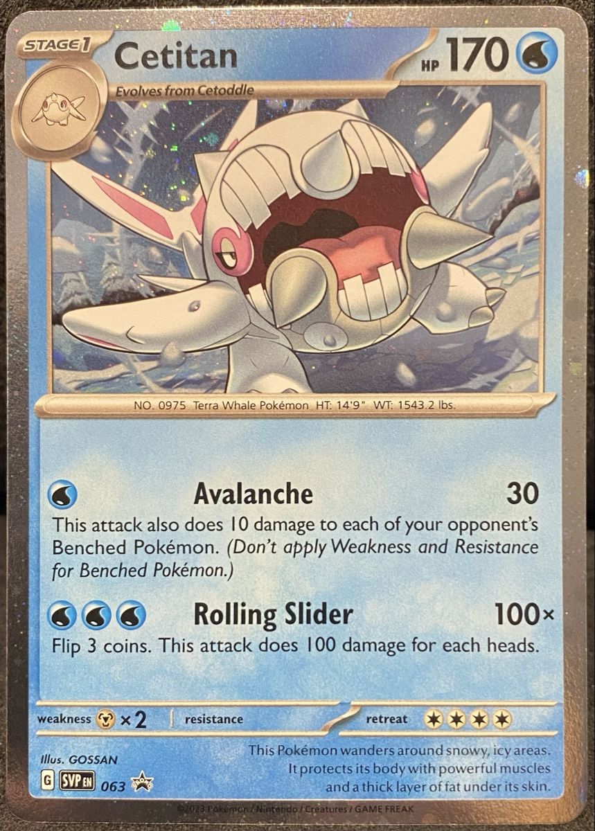 Pokémon Sammelbilder & Trading cards: Cetitan – Neu (gemäss Beschreibung) aus Lausanne von babacard10