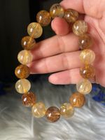 Gold- und Bronze-Rutilquarz-Armband