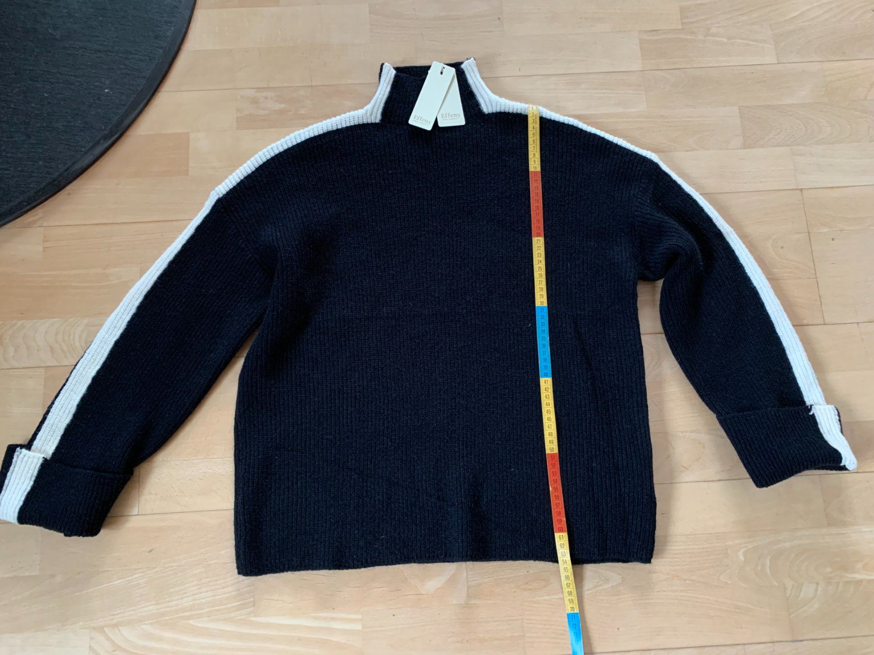 Maglioni & Felpe: Effeny Damen Strickpullover, Gr. TU, Schwarz/Beige, NEU – Nuovo e nell'imballaggio originale da Worb venduto da farben20zauber 3