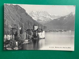 Château Chillon et la Dent du Midi