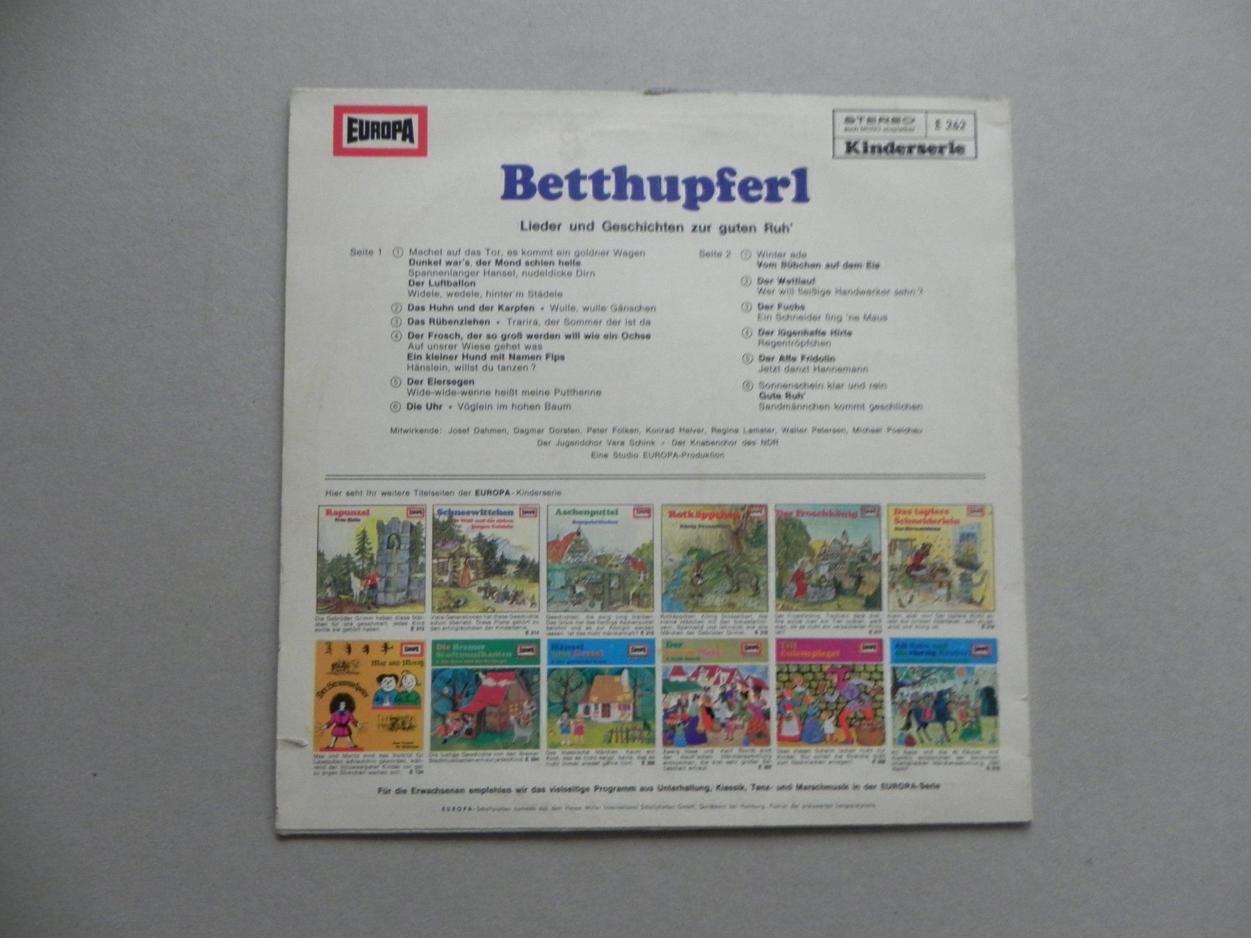 Dischi in vinile: LP Kinderlieder & Gutnacht Geschichten – Usato da Siebnen venduto da krimsie 1