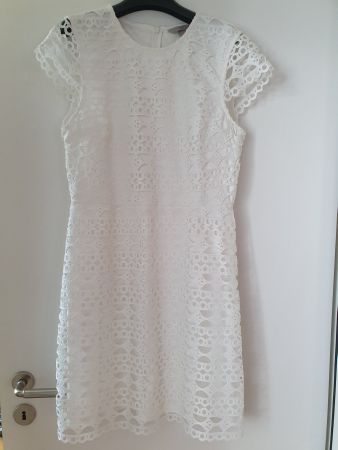 Damen Kleid Weiss H&M Gr.M Top Zustand