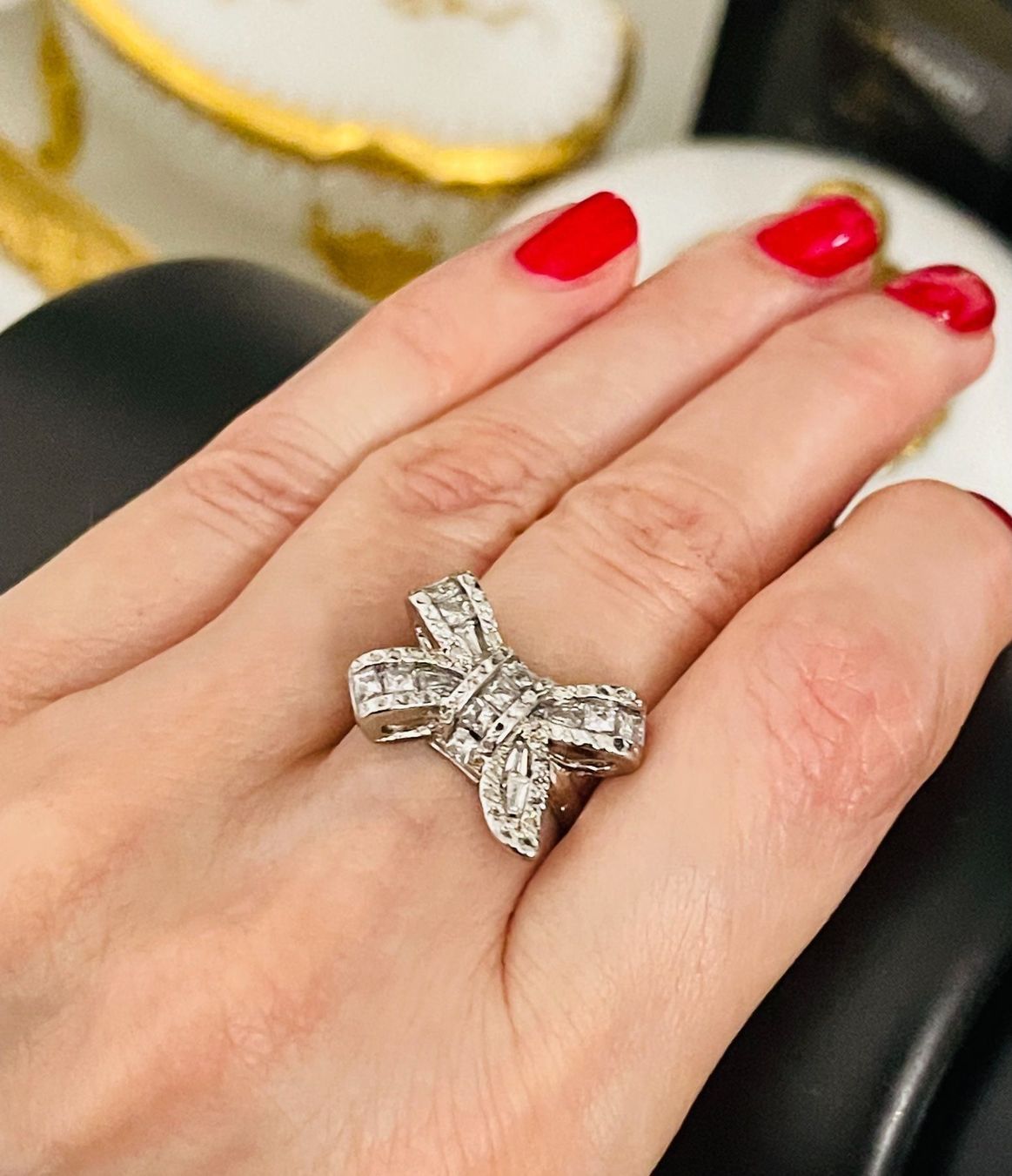 Anelli: Wunderschöner Ring Schleife – Nuovo (secondo la descrizione) da Winkel venduto da KaschmirArt 9