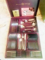 Set di Posate da Tavola placcate in oro