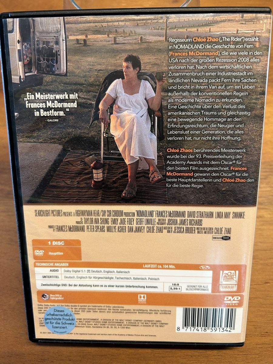 Tutti i DVDs: Nomadland DVD – Usato da Dürrenäsch venduto da chinook65 1