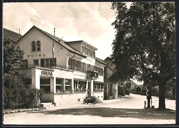 Cartoline postali: Döttingen-Klingnau, Hotel-Restaurant Ba – Usato da Berlin venduto da bartko-reher