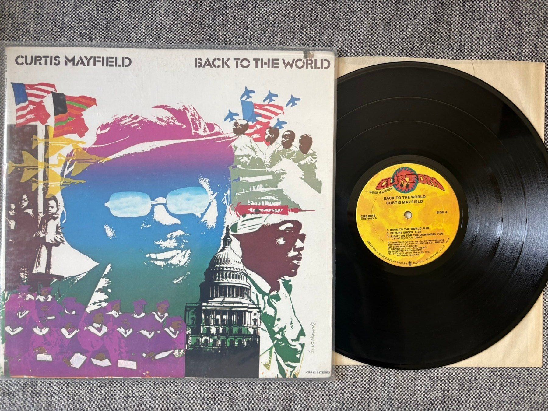 Vinyles: Curtis Mayfield - Back To The World - US - 1973 - Curtom – D'occasion à Zofingen par Bigron