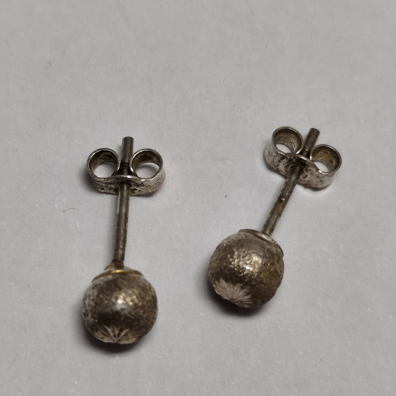 Orecchini pendenti & Orecchini a lobo: Vintage Silver silber Stud Earrings Boucles d'Oreilles #A4 – Usato da Châtelaine venduto da Tropic.Watch2 6