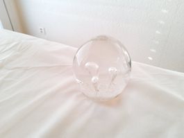 Presse-papiers vintage en verre 